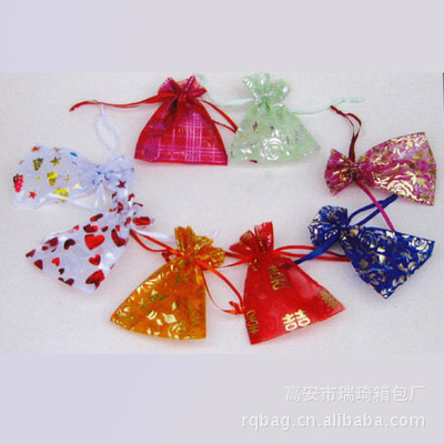 供應(yīng)高檔燙金紗布喜糖禮品束口袋 - 供應(yīng)高檔燙金紗布喜糖禮品束口袋廠家 - 供應(yīng)高檔燙金紗布喜糖禮品束口袋價(jià)格 - 高安市瑞琦箱包廠 - 