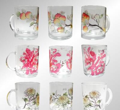 個性化定制 可來圖定制玻璃杯 工藝擺件創(chuàng)意禮品創(chuàng)意家居玻璃杯